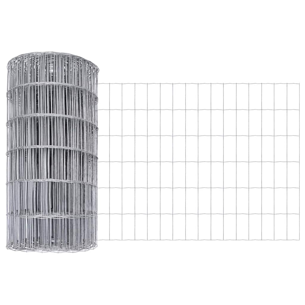vidaXL Eurozaun 0,6 x 25 m PVC-beschichtetes Eisen Image