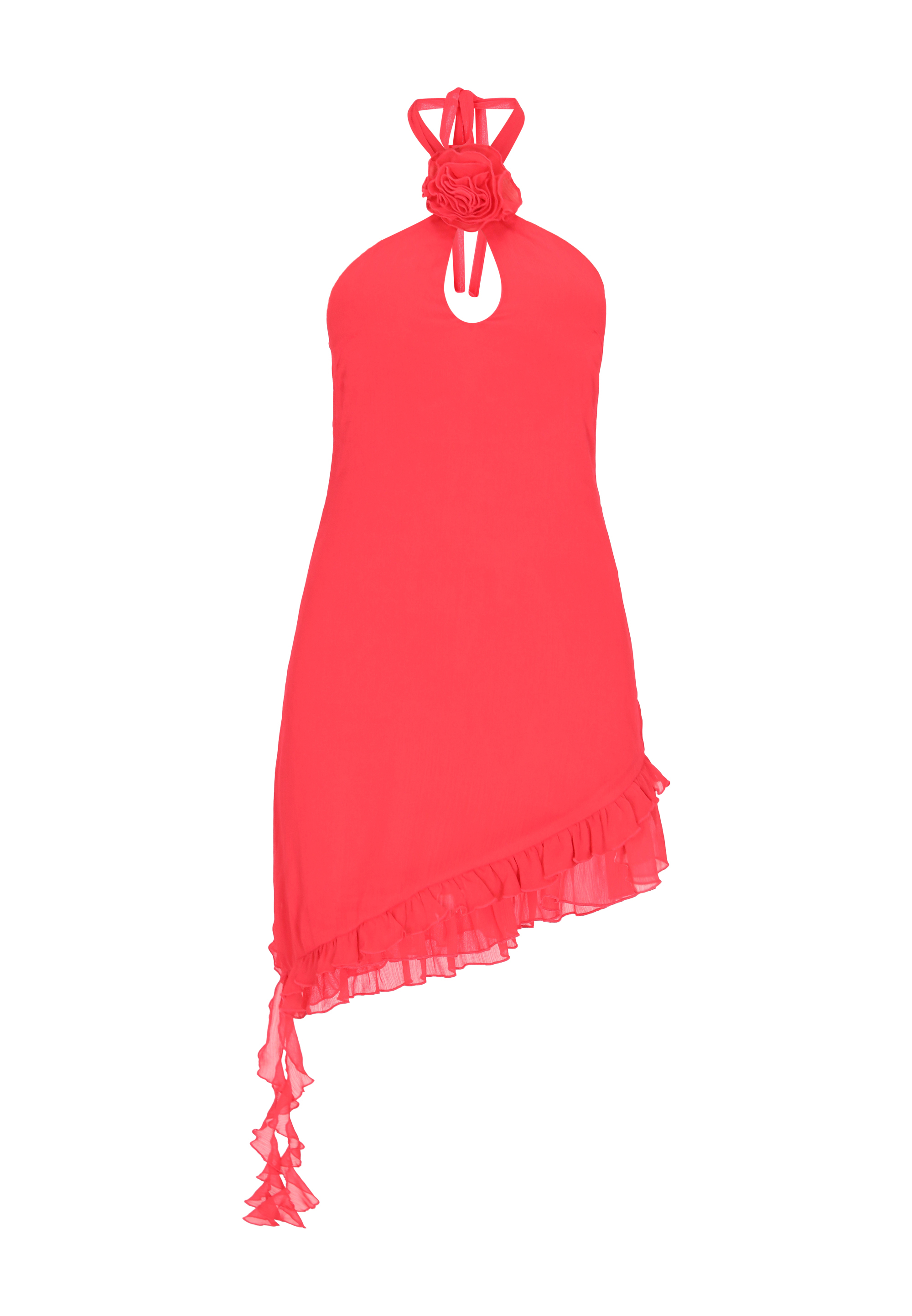 Mymo Kleid Frauen Rot S