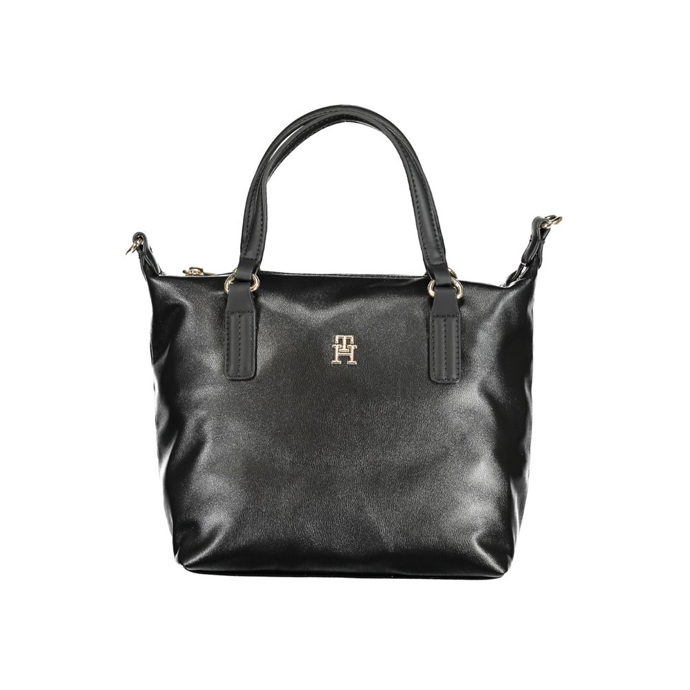 Julia Kleine Tasche Schwarze Nylon-Handtasche Image