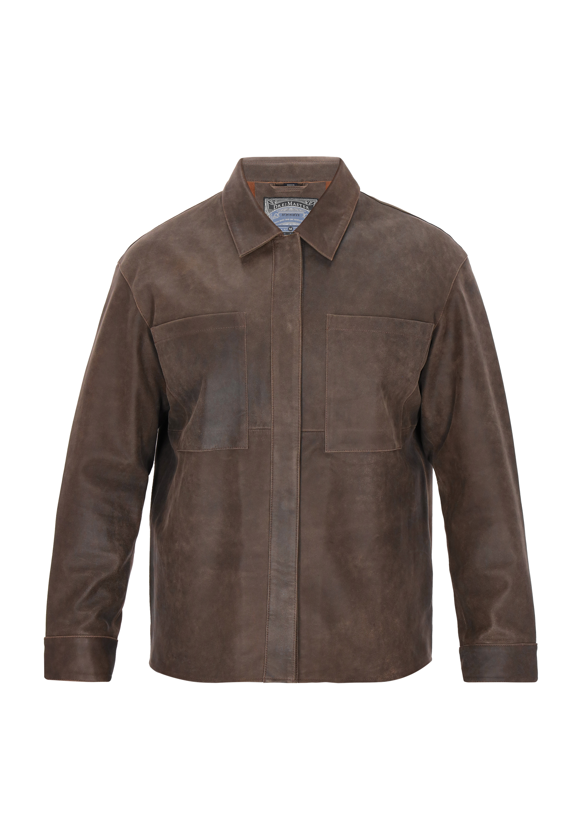 Dreimaster Jacke Männer braun M