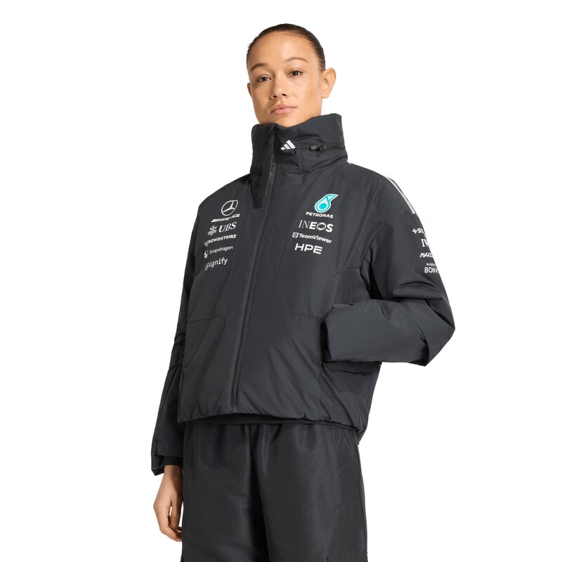 Mercedes AMG Petronas adidas F1 Team Kurzjacke – Schwarz – Damen Image