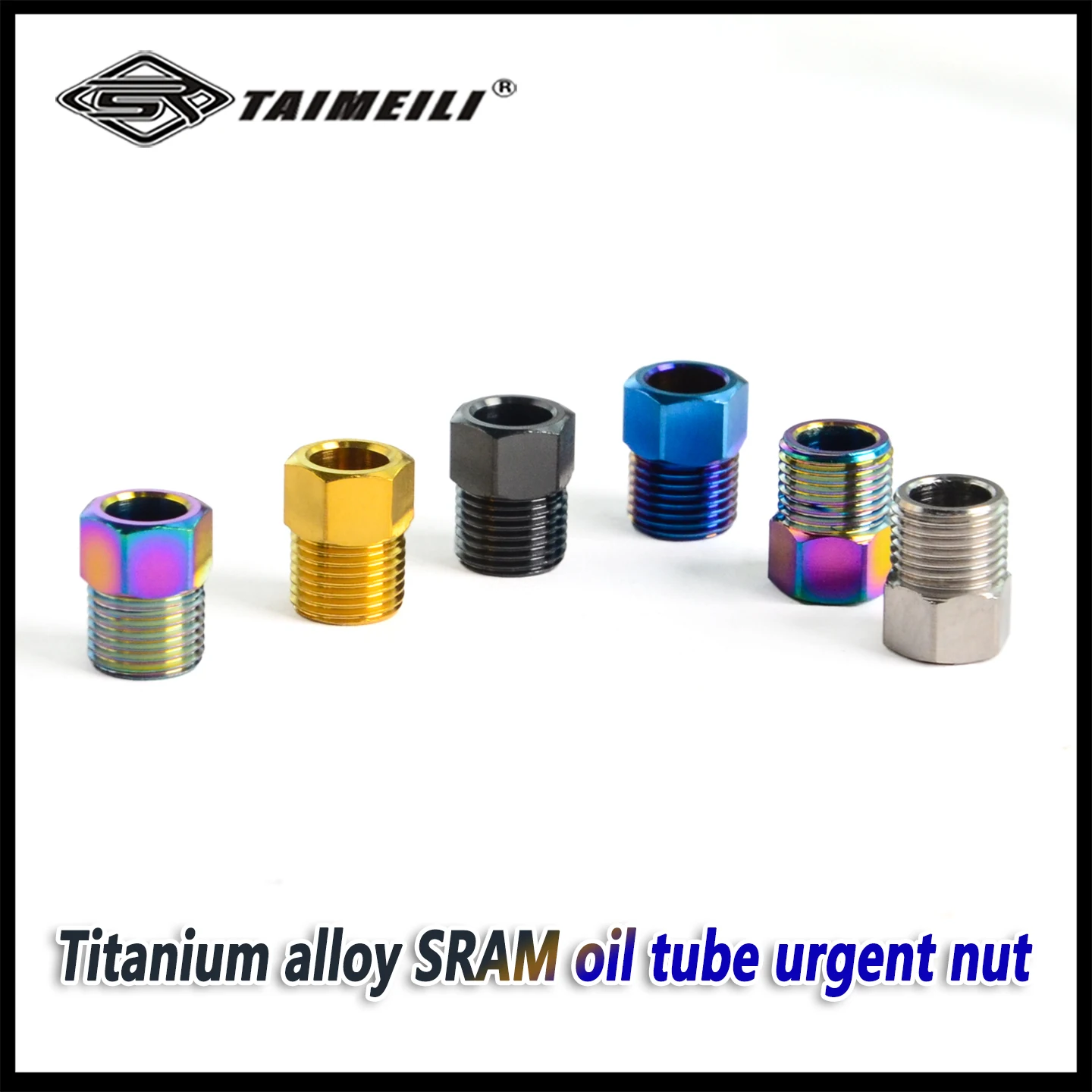 Die Verbindungsschrauben aus Titanlegierung von TAIMEILI eignen sich für SRAM-Ölleitungskompressionsmuttern/Ölleitung-Verbindungsmuttern TC4 Image