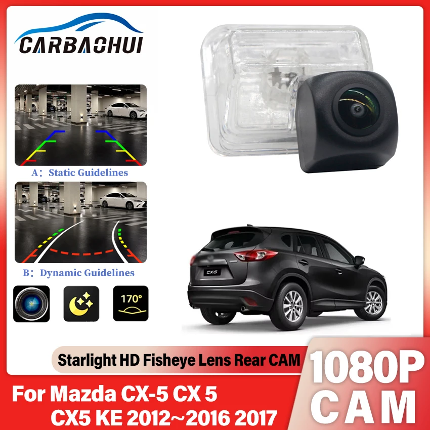 Rückansicht Kamera Für Mazda CX-5 CX 5 CX5 KE 2012 2013 2014 2015 2016 2017 HD CCD Wasserdichte Auto backup-Rückfahr Kamera Image