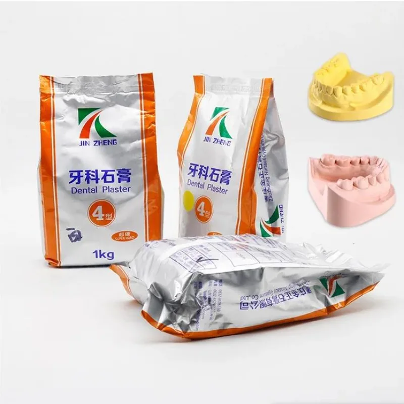 1 kg Dental Gipspulver Anhydrit Dental Weißgold 4 Typ Zahnmodell alle Porzellanformpulver Image
