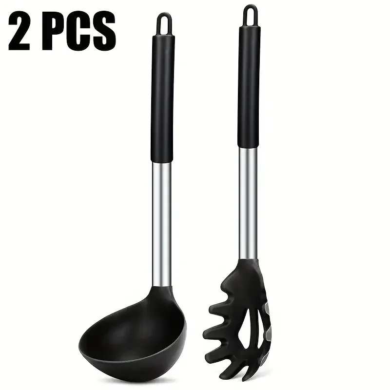 Ustensiles de cuisine en Silicone, ustensiles de cuisine, accessoires de cuisine, tourneur de spatule, cuillère à soupe résistante à la chaleur, passoire à pâtes, pelle