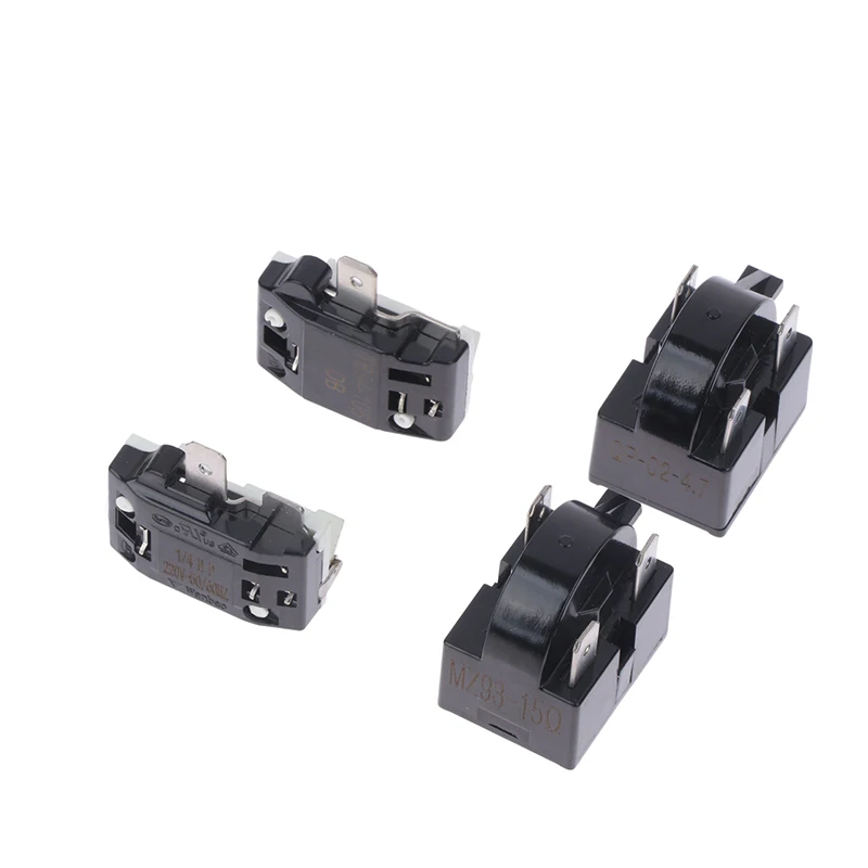 Relais de démarreur PTC Relais de démarreur de réfrigérateur Protecteur de surcharge de réfrigérateur Compatible avec le compresseur de réfrigérateur, les congélateurs