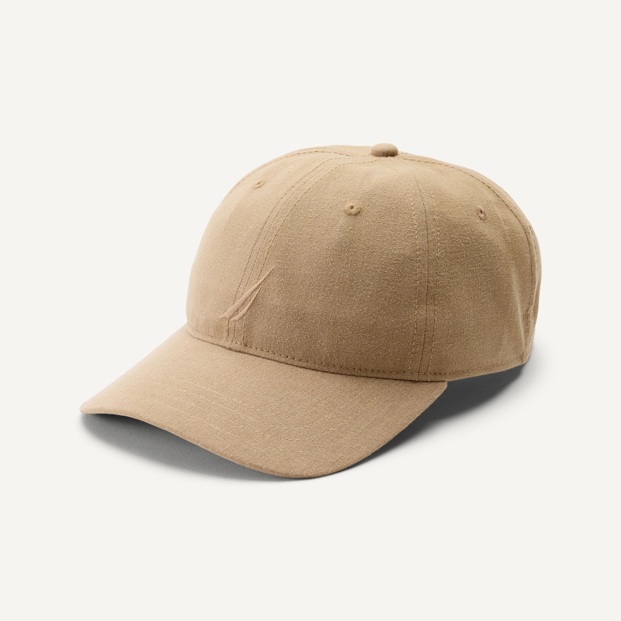 Nautica Men's Linen Baseball Cap 261 (Khaki Beach), OS