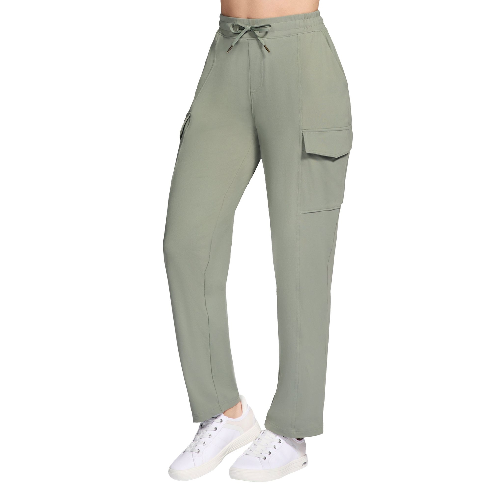 Skechers Slip-Ins Cargo Pant (Size XL) Agave, Nylon,Spandex