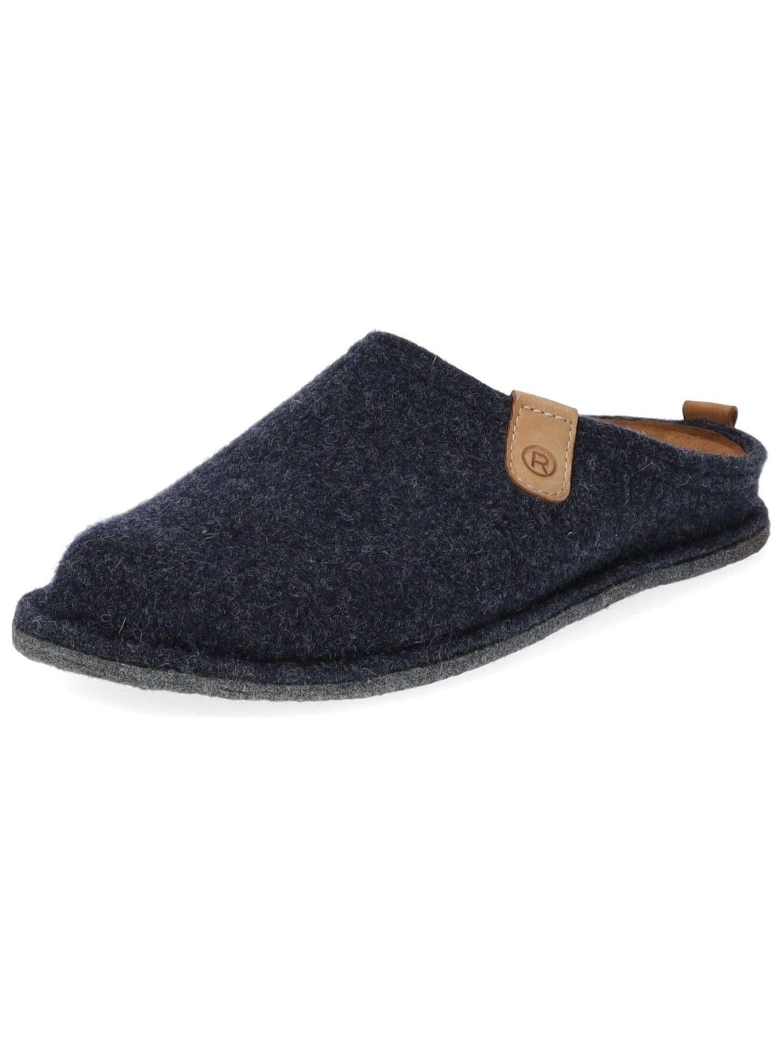 Hausschuh ROHDE "Rohde Hausschuhe Filz", Herren, Gr. 40, ocean, Filz, Schuhe Hausschuh