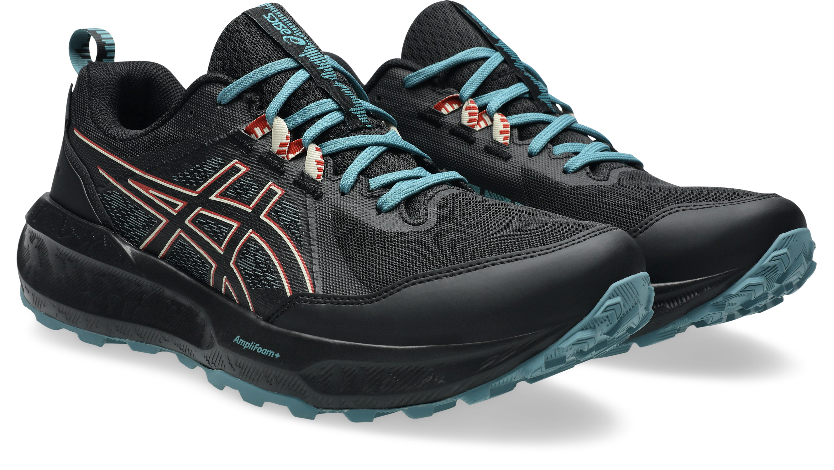 Trailrunningschuh ASICS "GEL-SONOMA 8 GTX", Herren, Gr. 45, schwarz, spice latte, Synthetik, Schuhe, wasserdicht