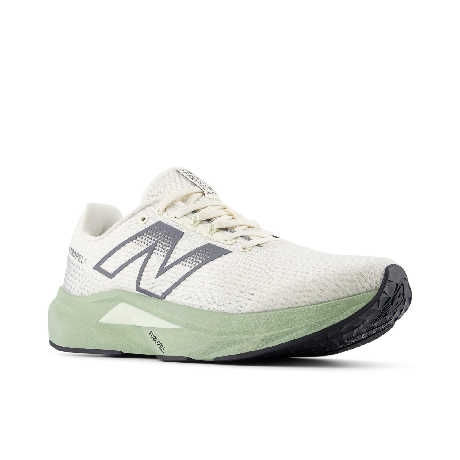 Laufschuh NEW BALANCE "FUELCELL PROPEL V5", Damen, Gr. 47,5, schwarz (permafrost, garter snake, schwarz), Synthetik, Schuhe Laufschuh