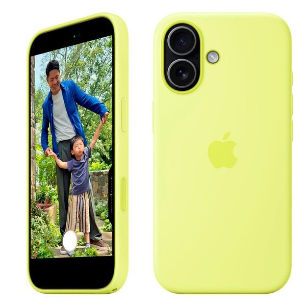 Apple Handy-Cover »Silikon Case mit MagSafe« iPhone 17 neongelb Image