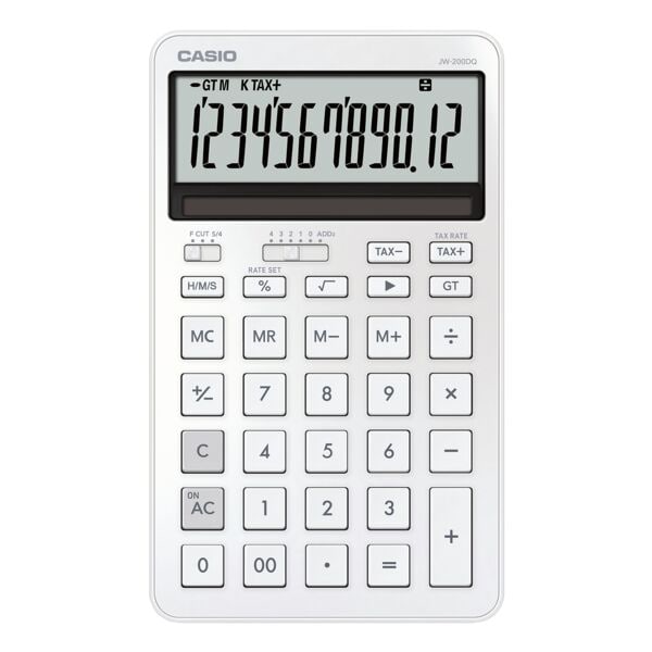 CASIO Tischrechner »JW-200DQ« weiß, 10.9x2.1 cm Image