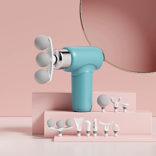 Tragbare Mini-Massagepistole für die Faszienmassage – Tiefengewebsmassage mit einstellbarer Geschwindigkeit für Körper, Rücken, Nacken und Beine Image