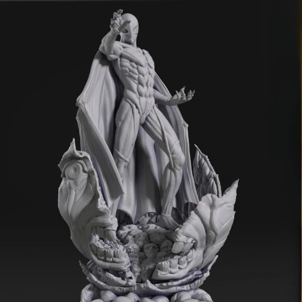 Dämon Dark Wing Harz 3D Druck GK Figur DIY Modell Masked Man DIY Färbung Selbst-montage Figuren Miniaturen Image