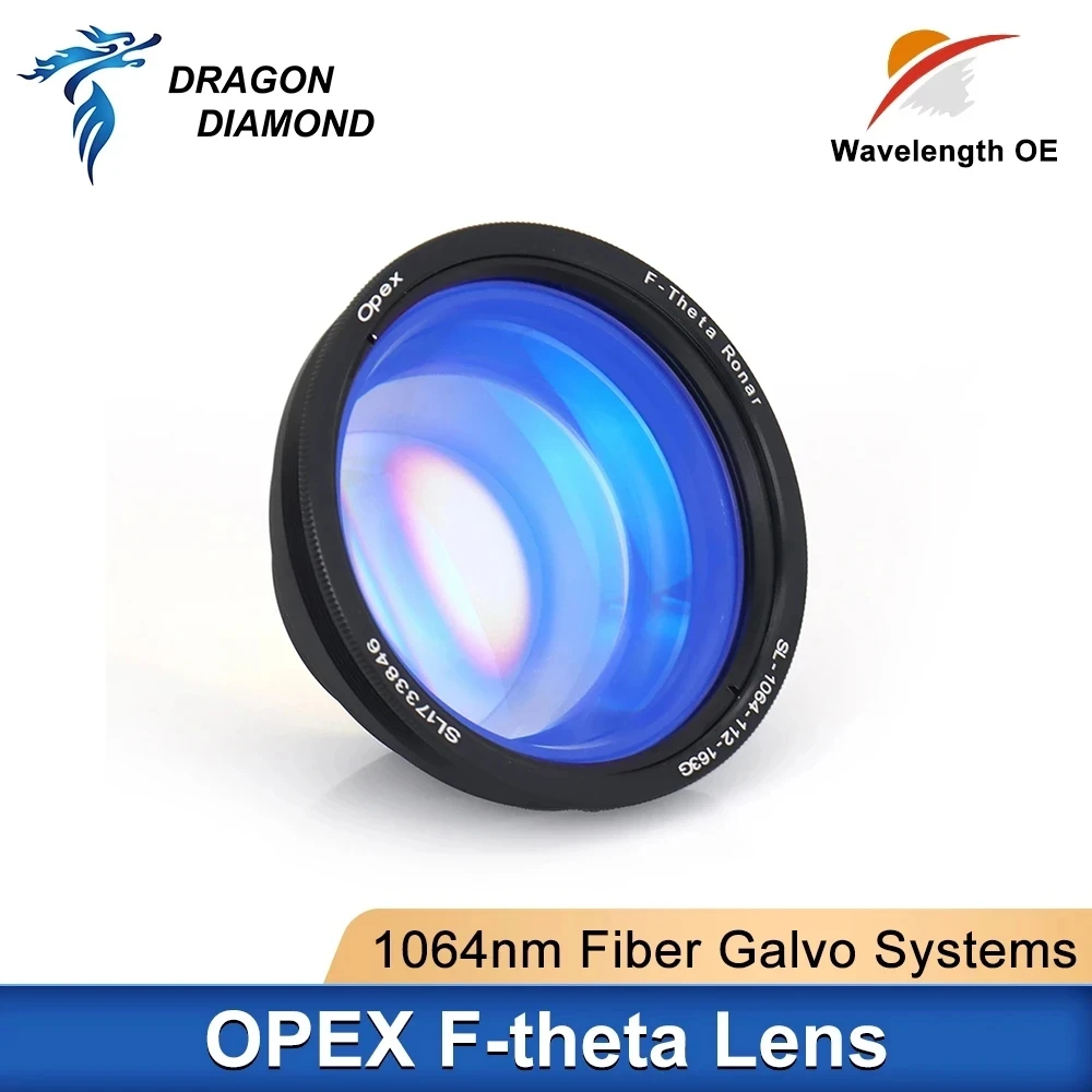 Opex f-theta field scan linse faser laser linse 70x70-300x300 F100-477mm für 1064nm yag optische faser laser beschriftung maschinen teile Image