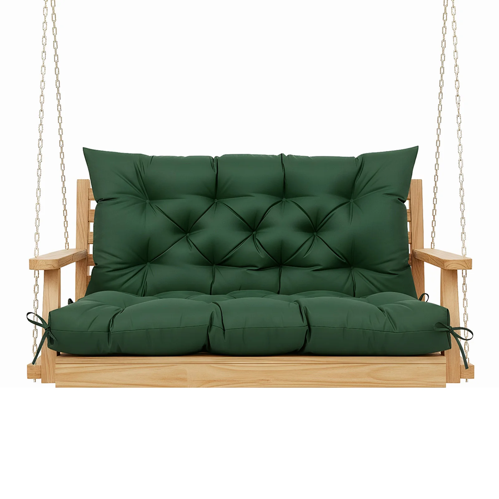 Wasserdichtes Kissen für Hollywood Swing, Gartenbank, Kissen, Bank, Ersatz-Sitzkissen mit Rückenlehne für Gartenmöbel Image