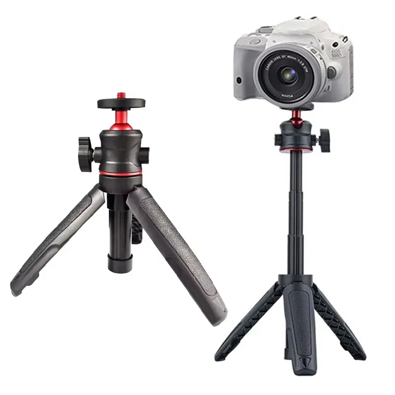 Ausziehbares Handstativ, Mini-Stativ, Smartphone-Selfie-Stick, Tischstativ für Canon, Sony, Nikon, Taschenkamera, GoPro, DJI, Handy Image