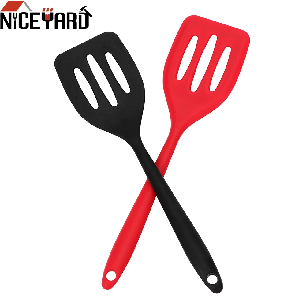 Ei Fisch Braten Pan Scoop Silikon Wender Kochen Utensilien Spachtel Gebratene Schaufel Gadgets Küche Werkzeuge Kochen Zubehör Image