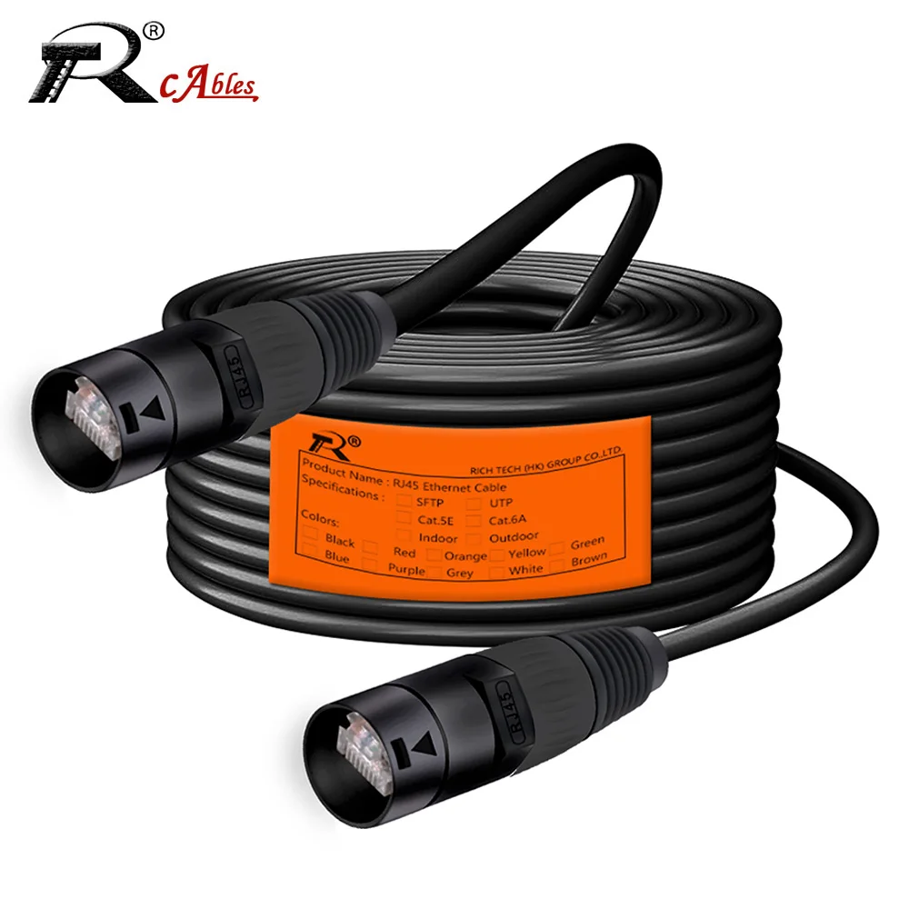 RJ45 Cat5E/Cat6 LAN Netzwerkadapterkabel UTP/STP Ethercon Verlängerungskabel für LED Home Industrial Equipment Entertainment Stage Image