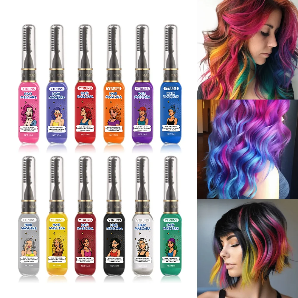 Haarfärbeset, langanhaltende Haarfarbe, beschädigungsfreie Formel, mehrere Farbtöne erhältlich, Haarfärbeprodukt für zu Hause Image