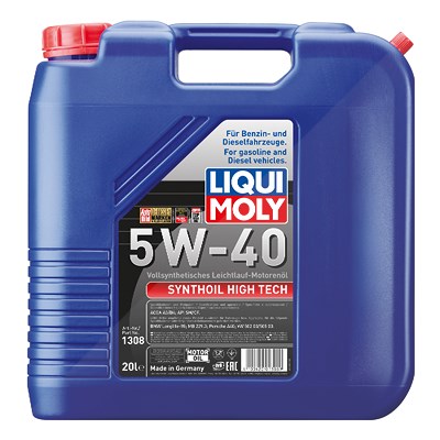 Liqui Moly 20 L Synthoil High Tech 5W-40 [Hersteller-Nr. 1308] Image