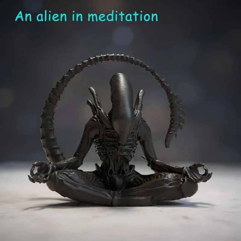 Ein außerirdisches Ornament in der Meditation, kreativ gestaltet, um einen personalisierten Atmosphärenraum zu schaffen, die zum Sammeln geeignet ist. Image