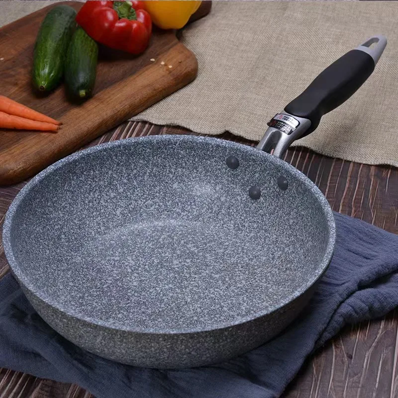 Antihaft pfanne Bratpfanne Wok pfanne 28cm Home Steak Pfanne Pfannkuchen gebratener Induktion sherd Gasherd Spezial topf Antihaft pfanne Image