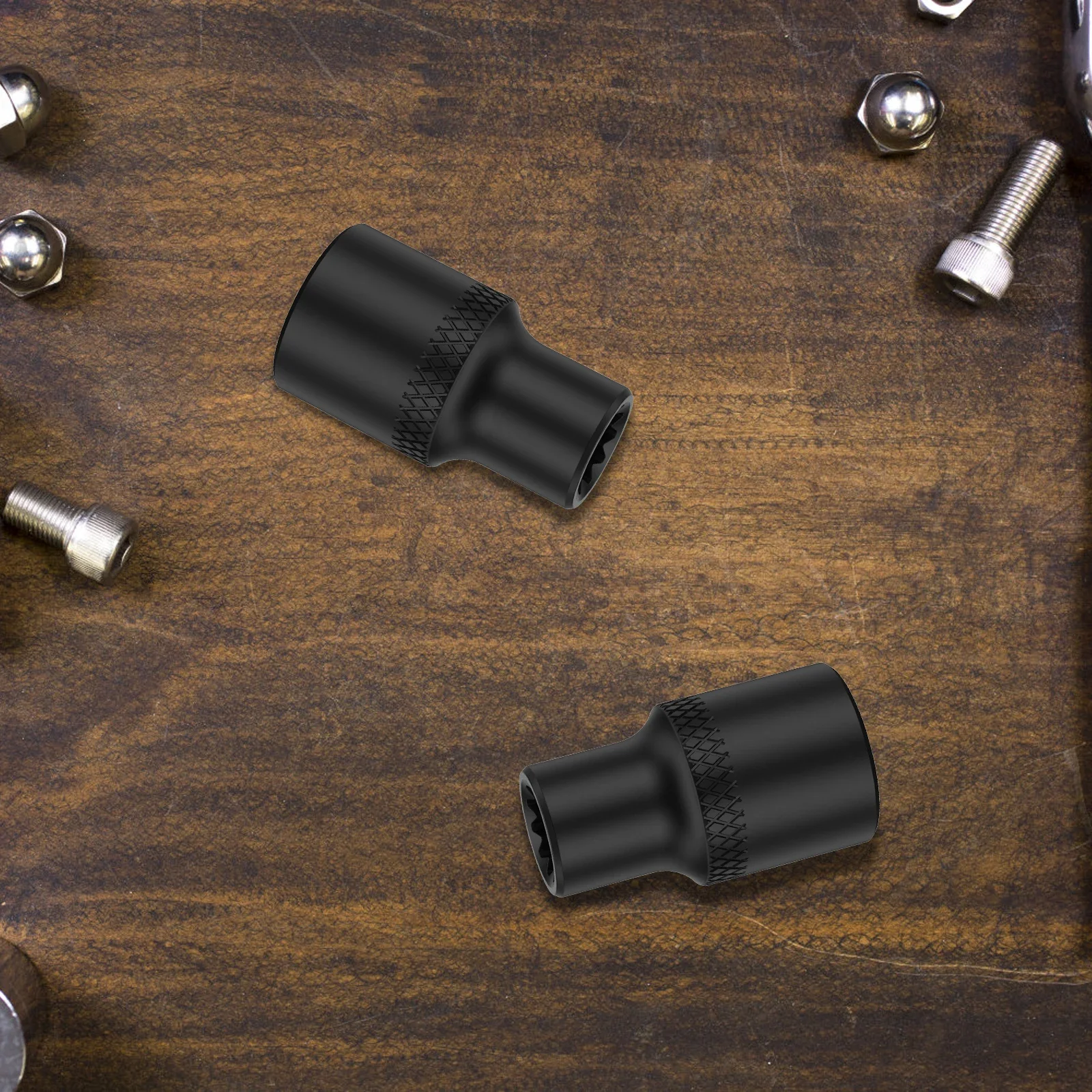 2 Stück LKW-Bremssattel-Buchse für Adb 22 x 3/8 Zoll Stahl-Bremssattel-Entfernungssockel Tragbarer Bremssattel 11-Punkt-Buchse Image