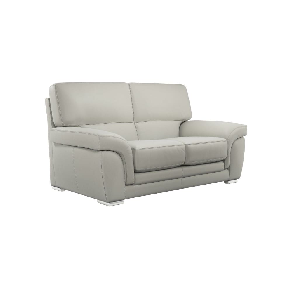 Canapé cuir 2 places blanc