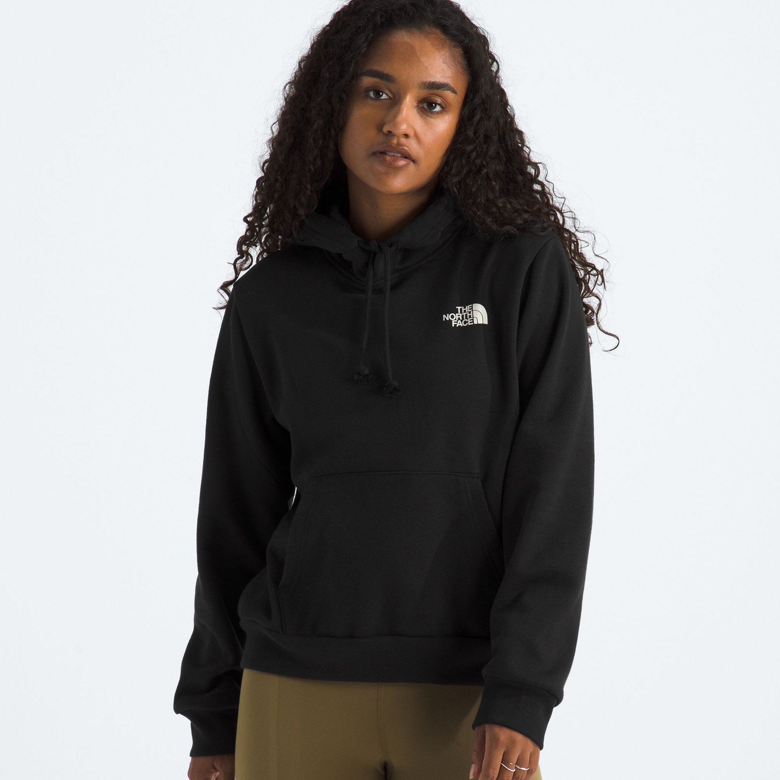 The North Face Women's Exploring Since '66 Reg Hoodie (Size XL) Black/Black, Cotton,Polyester