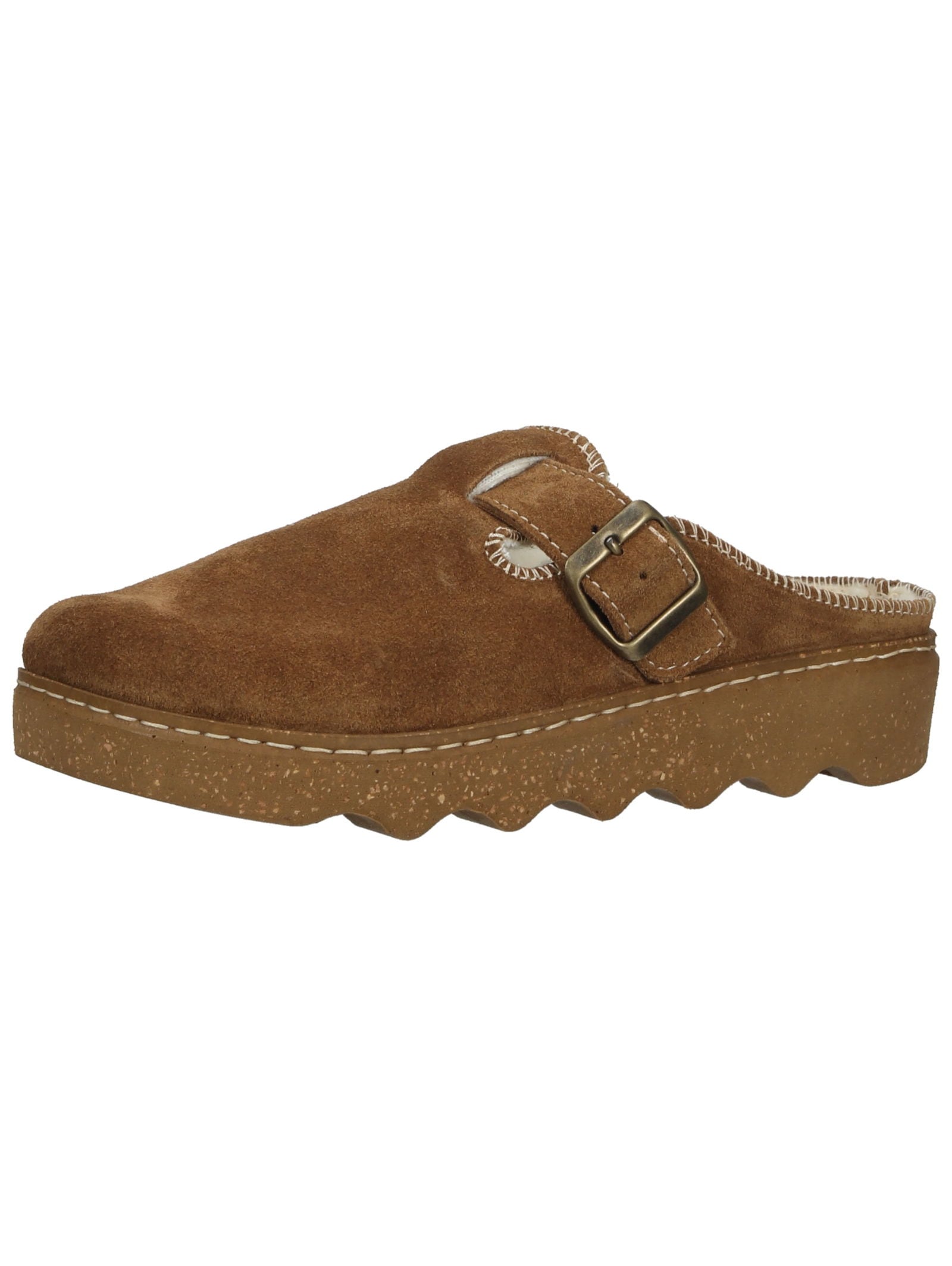 Hausschuh ROHDE "Rohde Hausschuhe Leder", Damen, Gr. 42, cuoio, Leder, Schuhe Hausschuh