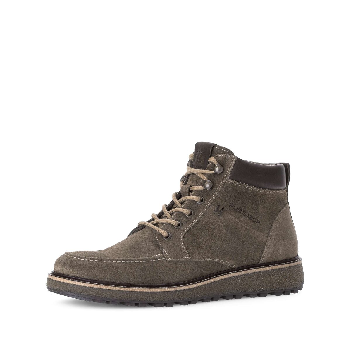 Stiefel GABOR "Gabor Boot Rauleder", Herren, Gr. 46, braun, Schuhe Stiefel