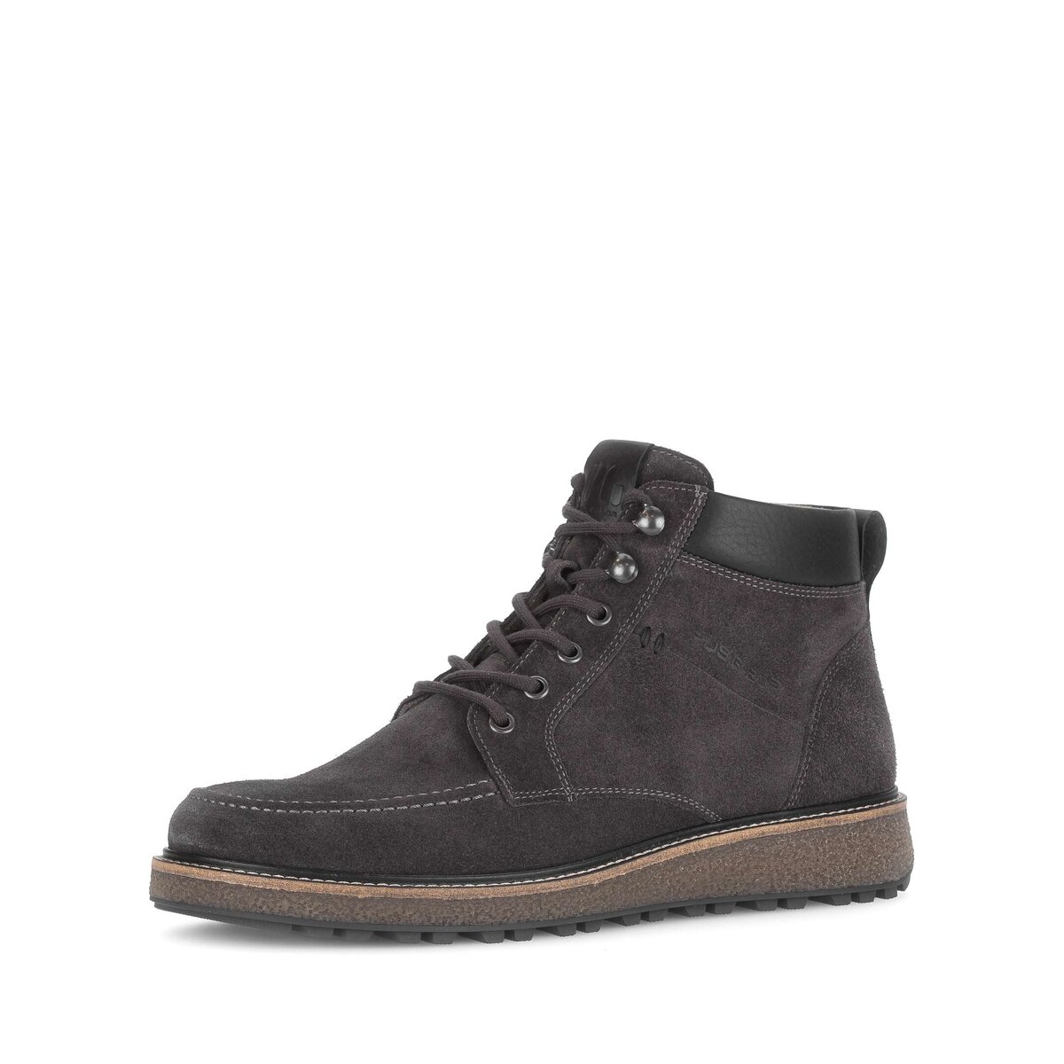 Stiefel GABOR "Gabor Boot Rauleder", Herren, Gr. 42, grau, Schuhe Stiefel