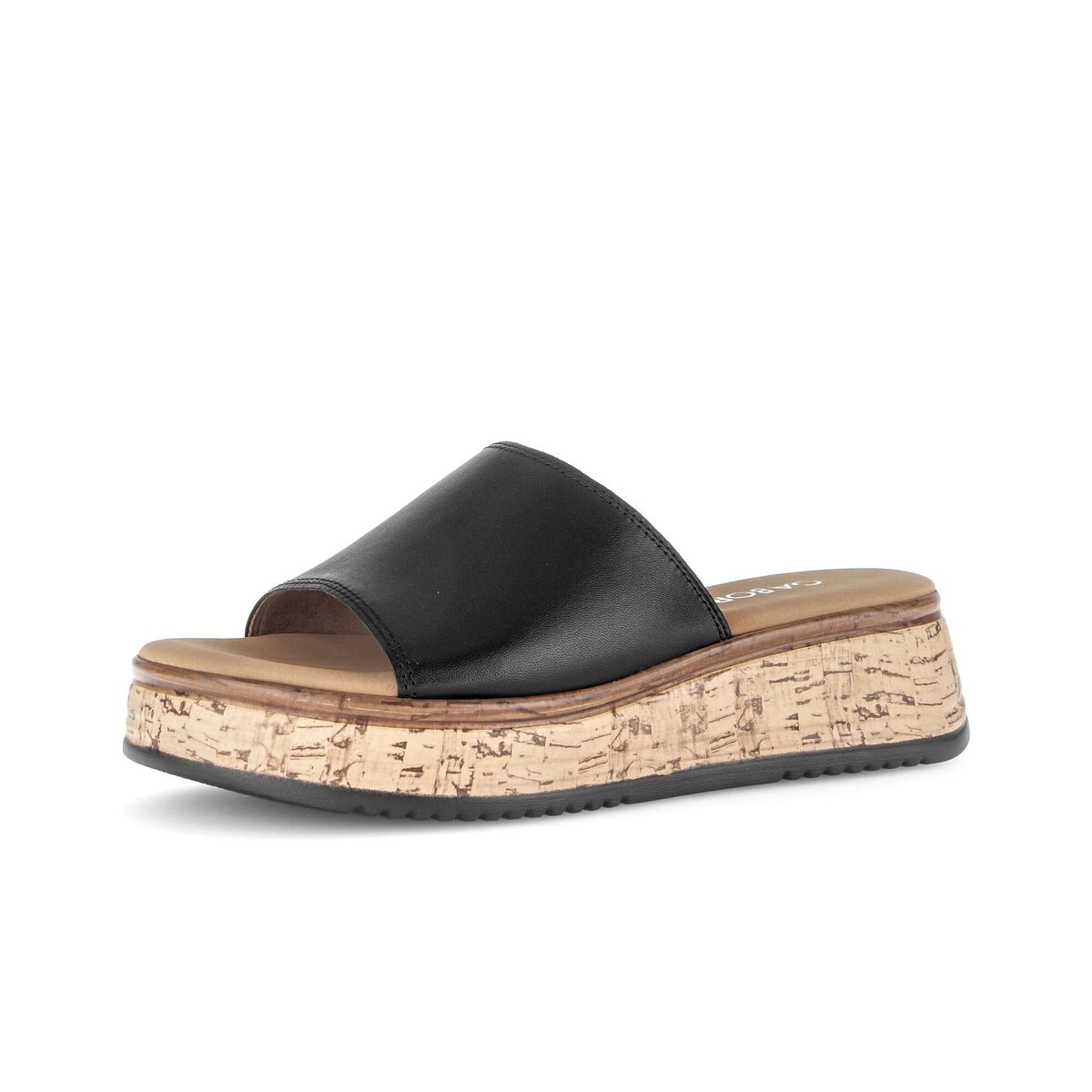 Pantolette GABOR "Pantolette", Damen, Gr. 36, schwarz, Schuhe Pantolette