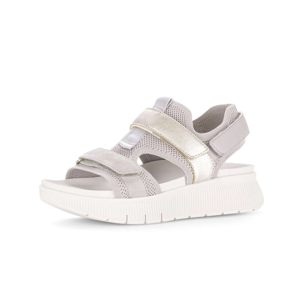 Riemchensandale GABOR "Riemchensandale", Damen, Gr. 36, beige, Schuhe Riemchensandale