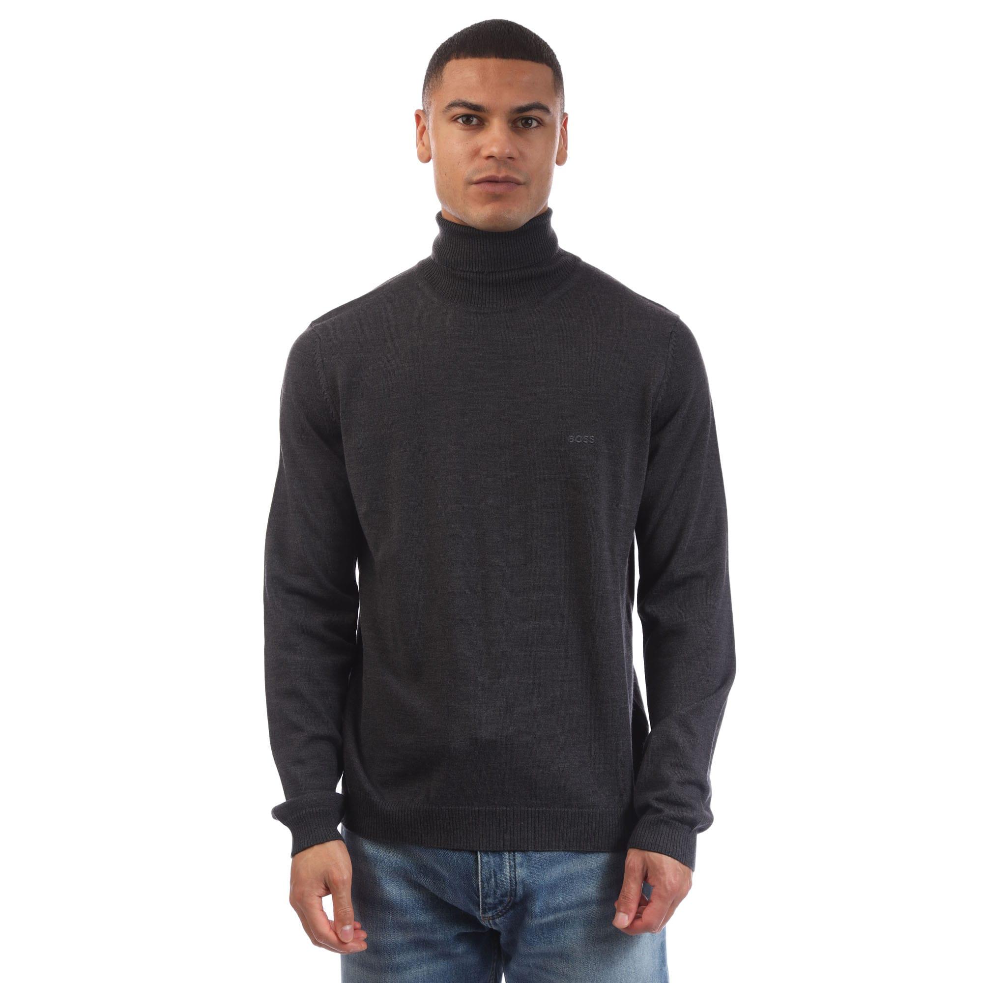Boss - "Baldebert-E" Pullover für Herren, Rollkragen (Grau) Image