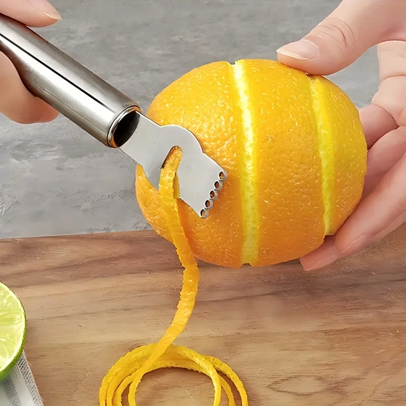 Râpe à citron Zester en acier inoxydable, éplucheur, articles de cuisine, accessoires de cuisine, Gadgets de cuisine, 1 pièce
