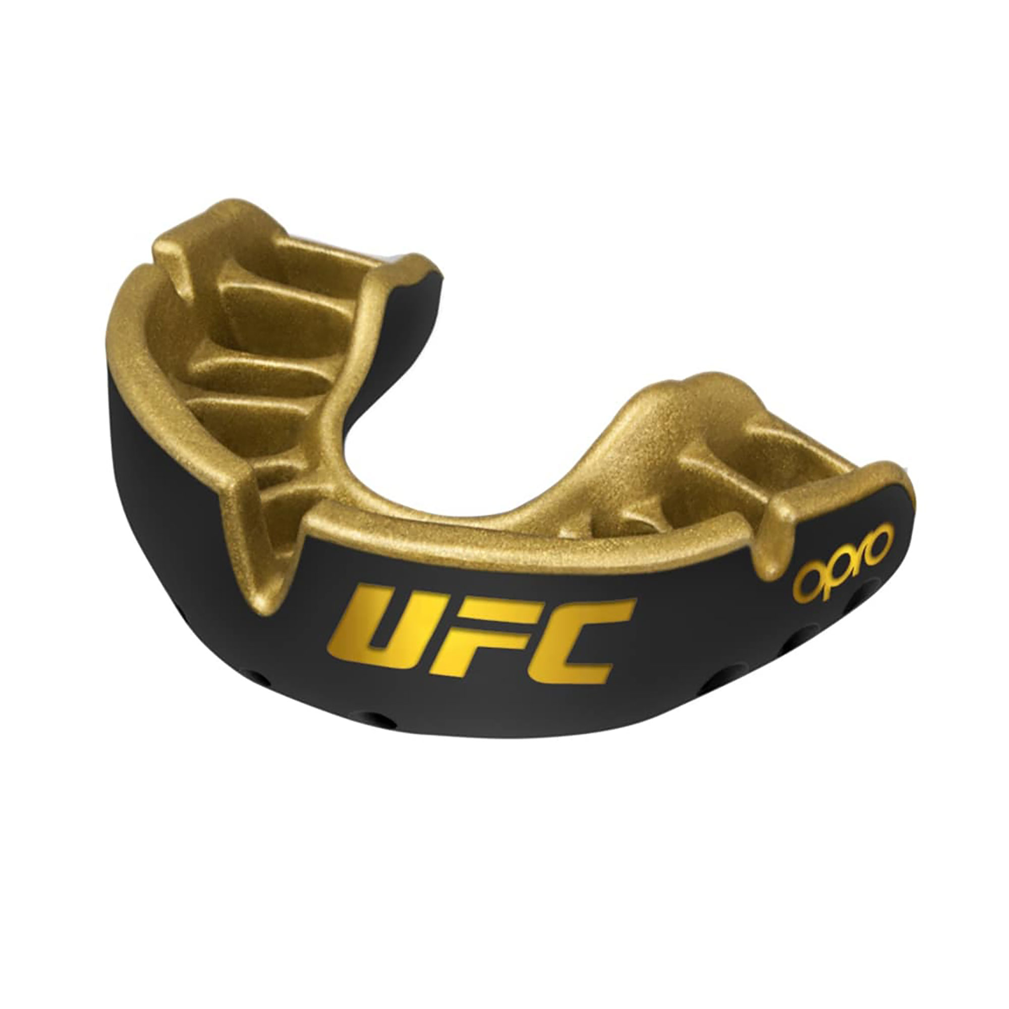 UFC OPRO Self-Fit UFC Gold Mundschutz – Schwarz/Gold Image