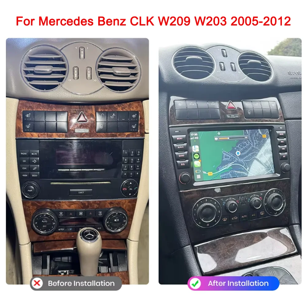 Für Benz CLK W203 W209 2005-2012 8 