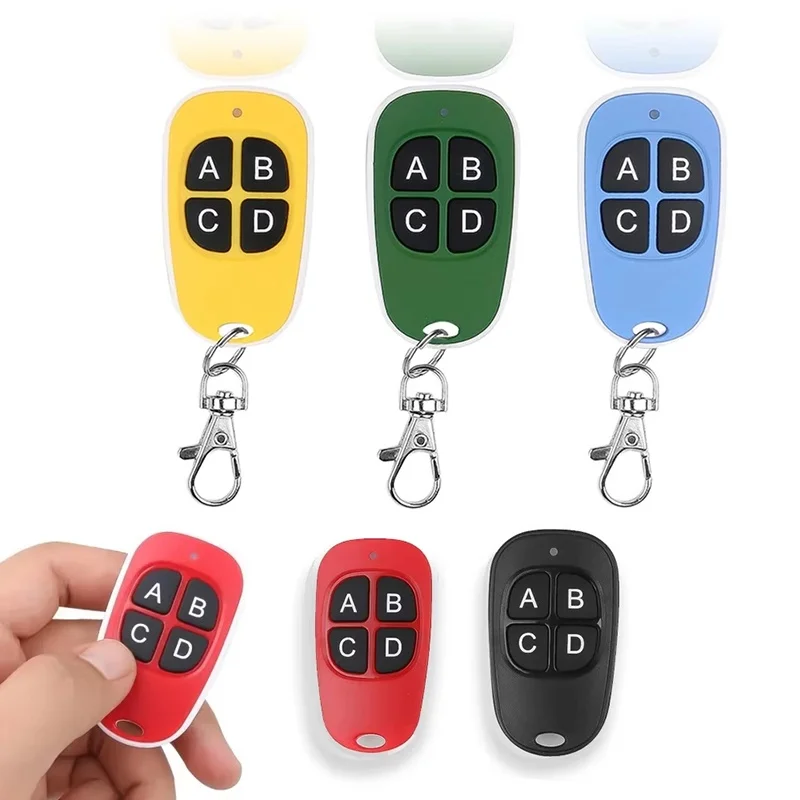 Universal 433 mhz Kopie Code Fernbedienung Garage Türöffner Drahtlose Sender Duplizierer Klon Elektrische Tür Schlüssel Kopie Fernbedienung Image