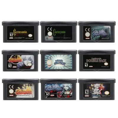 Castlevania Series GBA Game Cartridge 32 Bit Video Game Console Card Asia of Sorrow Circle of The Moon for GBA/NDS