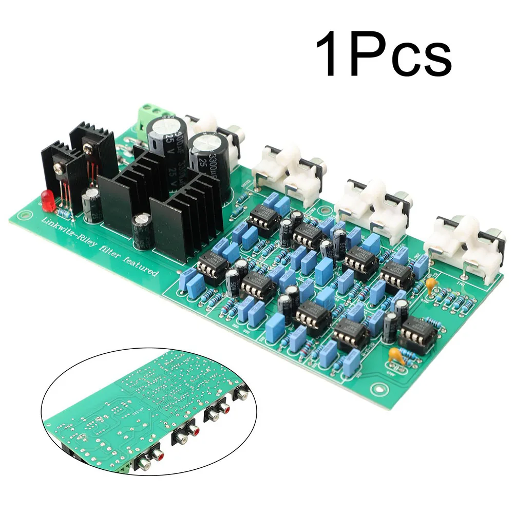 1pc Front Elektronische 3way Frequenz Bord Austauschbare Crossover Punkt Anpassung 6-Kanal Stereo Ausgang Für DIY Audio Projekte Image