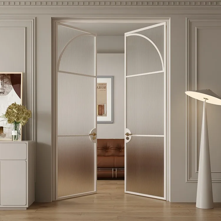 Französische Retro alte Eisentür Glastür extrem schmale Doppeltür Balkon Arbeitszimmer Innenhof