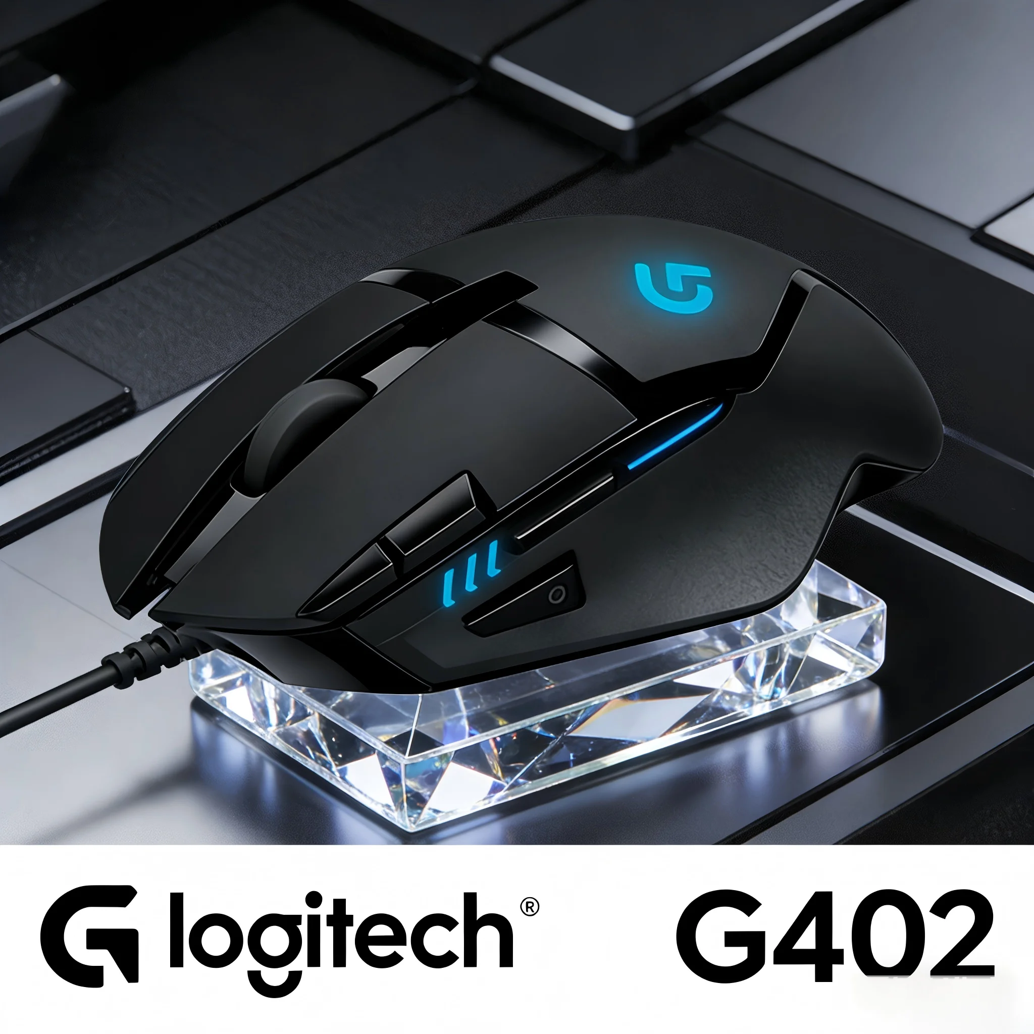 Logitech G402 Gaming-Maus | Bürofreundliches Design, spielbereite Leistung Image
