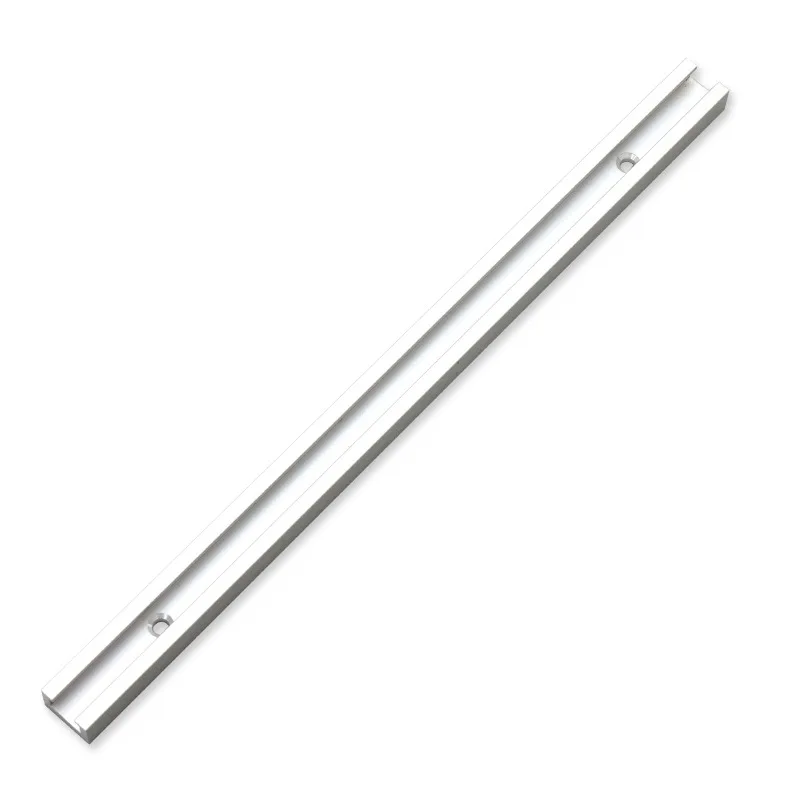 Holzbearbeitung 19 * 12,7 mm T-Schiene mit vorgebohrten Befestigungslöchern für schnelle Ratschenschienenklemmen für M6/M8-Schlitz-Halteklemmen Image