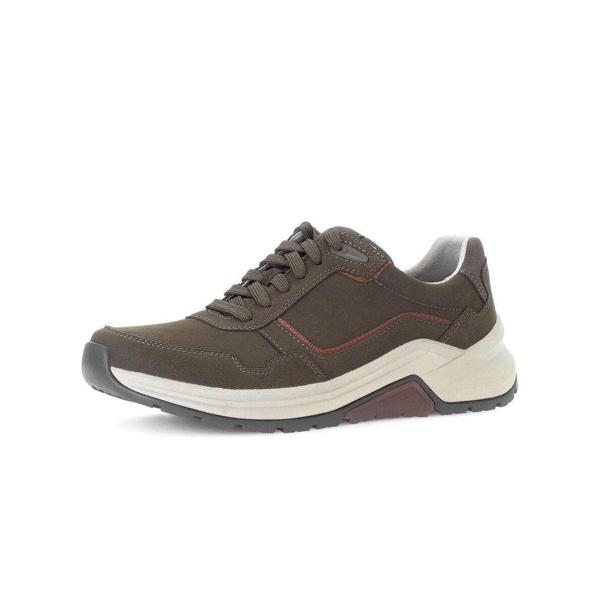 Sneaker GABOR "Sneaker low", Herren, Gr. 42,5, grün, Schuhe Sneaker