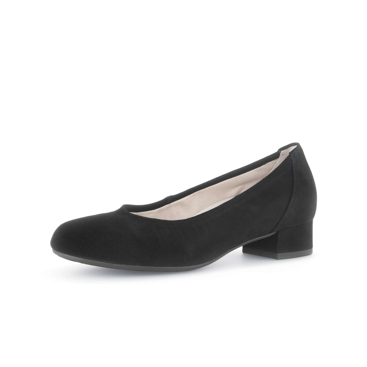 Pumps GABOR "Eleganter Pumps Rauleder", Damen, Gr. 40, schwarz, Schuhe Pumps