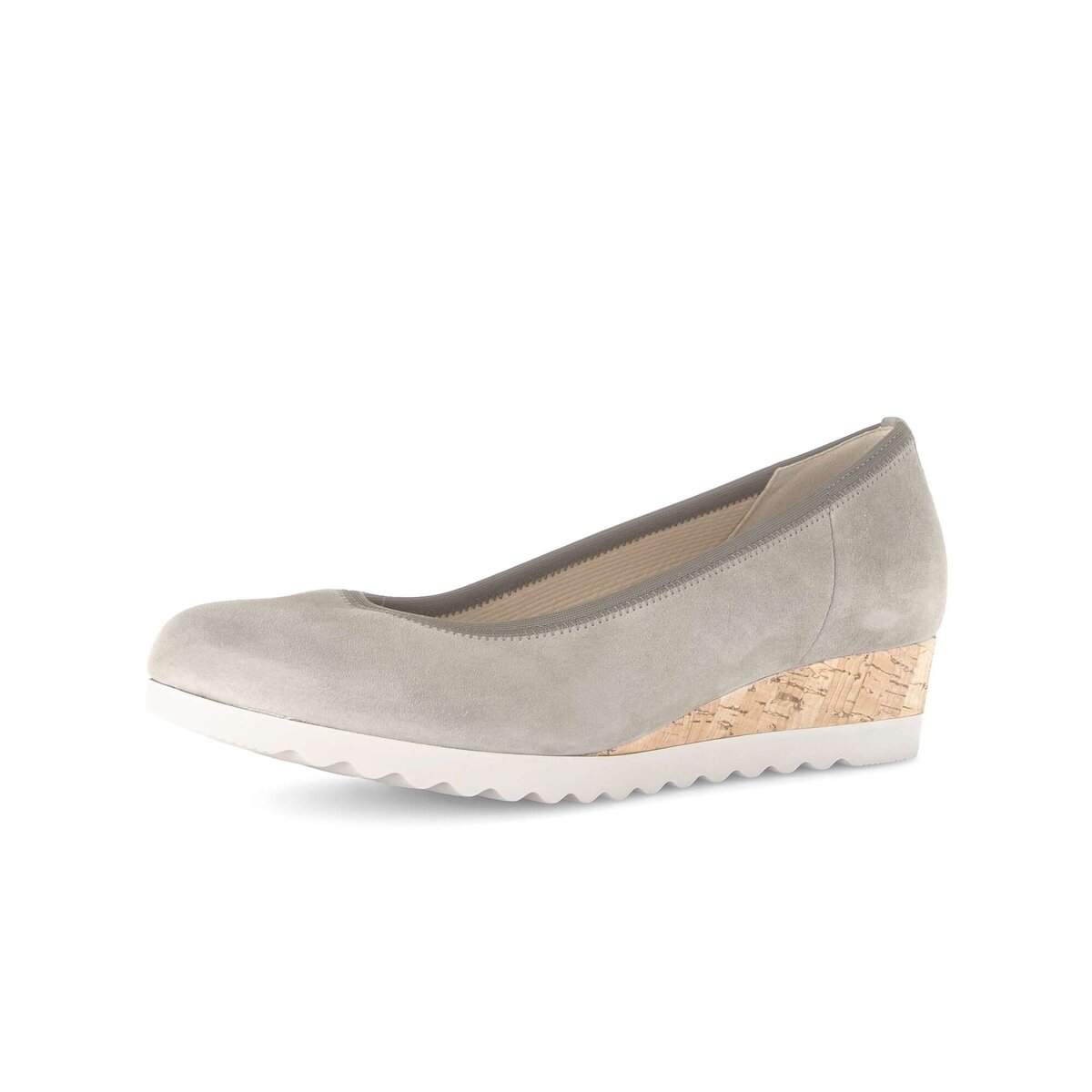 Keilpumps GABOR "Keilpumps", Damen, Gr. 42, grün, Schuhe