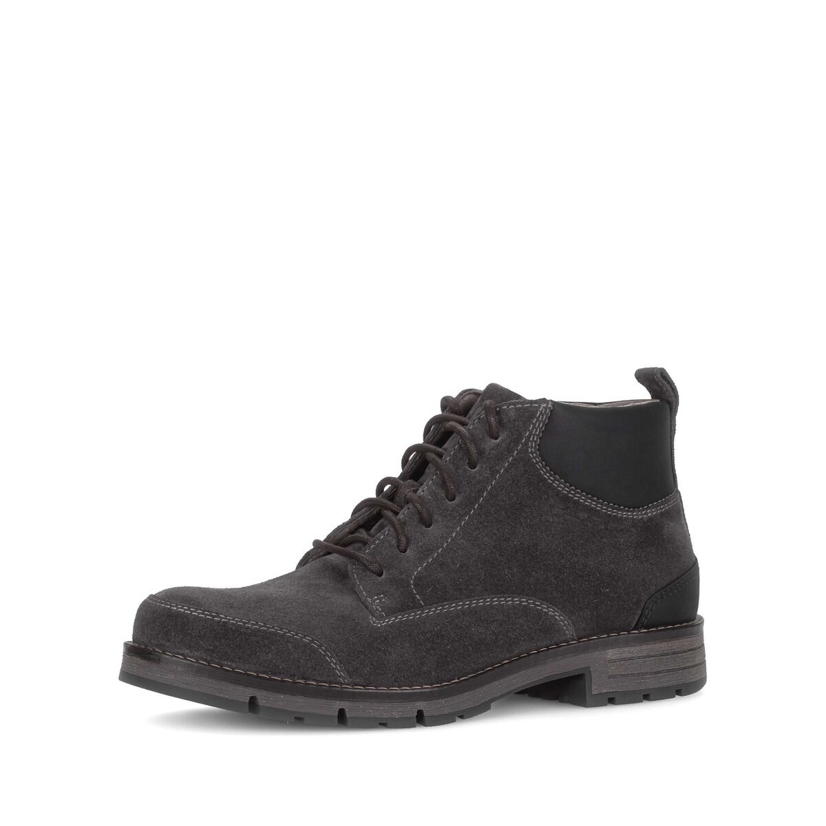 Stiefel GABOR "Gabor Boot Rauleder", Herren, Gr. 44,5, grau, Schuhe Stiefel